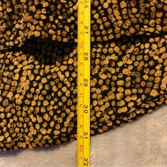 Habitat Spot-On shaped shirt XL bronze yellow black blouse - Picture 8 of 9